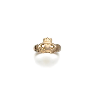 View full screen - View 1 of Lot 190. CLADDAGH RING, JOHN SHADWELL, GALWAY, MID 18TH CENTURY.