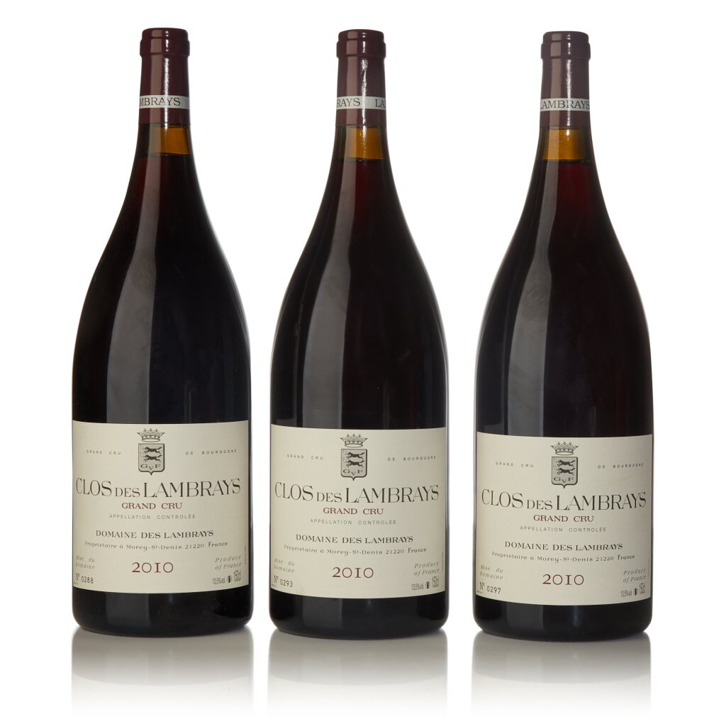View full screen - View 1 of Lot 295. Clos des Lambrays 2010 Domaine des Lambrays (3 MAG).