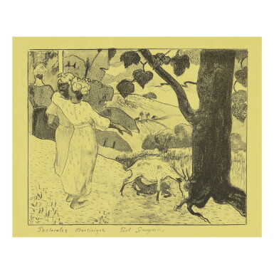 View full screen - View 1 of Lot 125. PAUL GAUGUIN | PASTORALES MARTINIQUE (GUÉRIN 9; MONGAN, KORNFELD & JOACHIM 6).