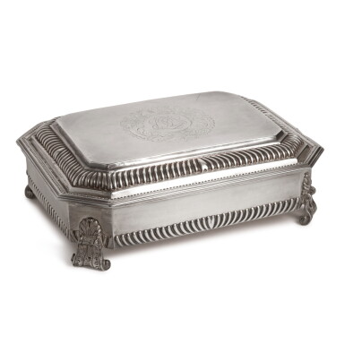 View full screen - View 1 of Lot 282. A William III Silver Casket, Joseph Ward, London, 1697.