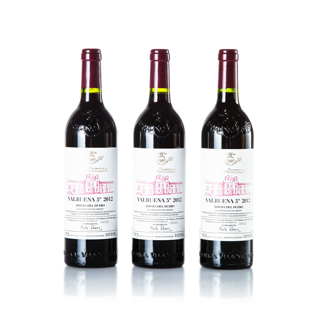 View full screen - View 1 of Lot 413. Vega Sicilia, 'Valbuena No. 5' 2012 (3 BT).