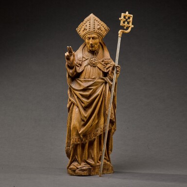 View full screen - View 1 of Lot 102. NETHERLANDISH, MOSAN, 1520-1530 | SAINT NICHOLAS OF MYRA.
