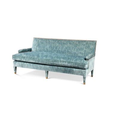 View full screen - View 1 of Lot 1014. A confortable sofa, modern | Canapé confortable, moderne.