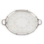 A Victorian Silver Tray, Fenton Brothers, Sheffield, 1870