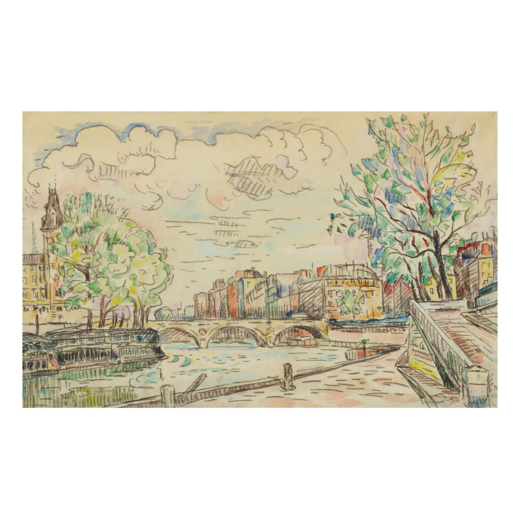 View full screen - View 1 of Lot 277. PARIS, LE PONT LOUIS PHILIPPE.