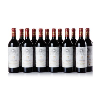 View full screen - View 1 of Lot 1289. Château Mouton Rothschild 2002 (12 BT).