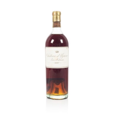 View full screen - View 1 of Lot 366. Château d'Yquem 1887 (1 BT).