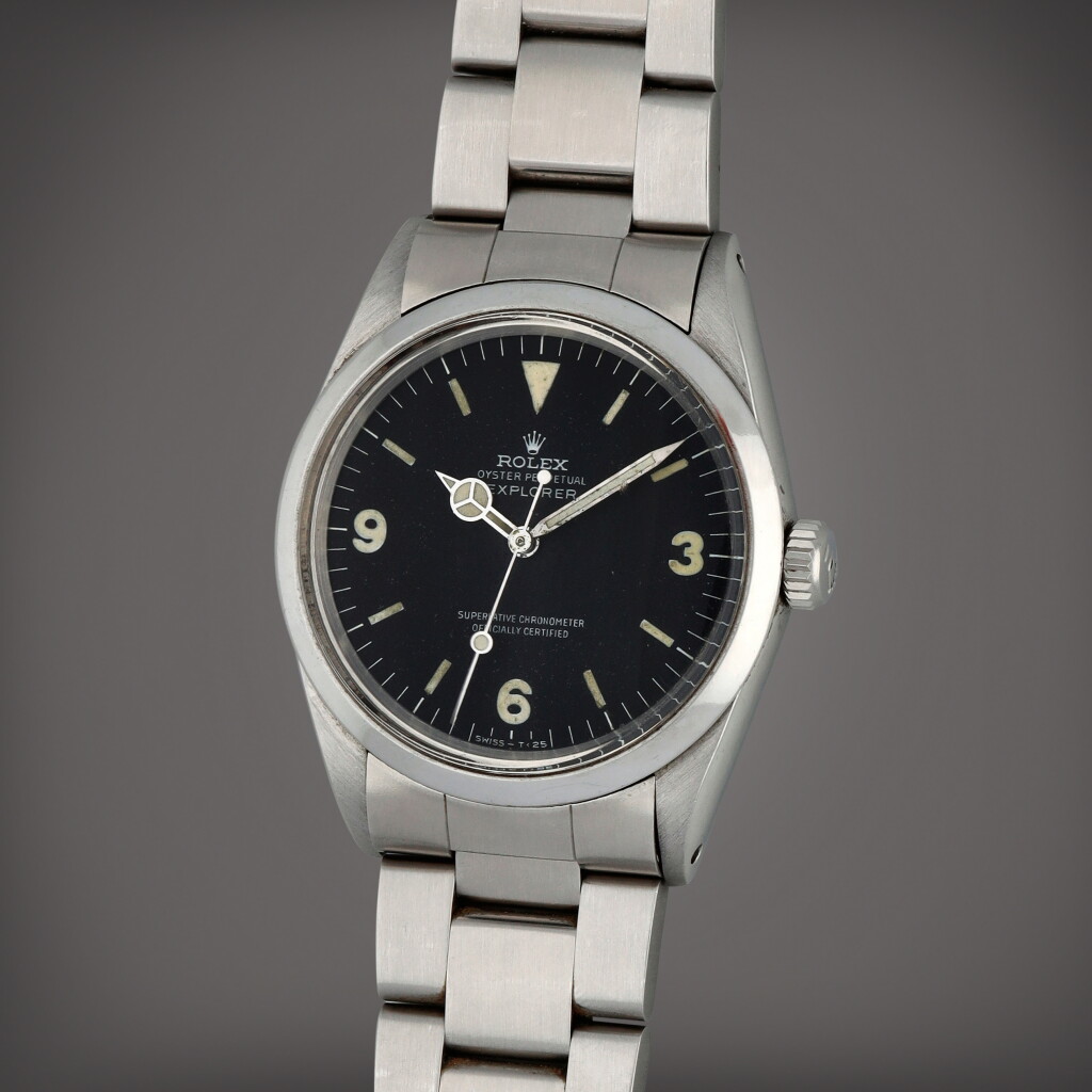 View full screen - View 1 of Lot 291. Explorer, Reference 1016 | A stainless steel wristwatch with bracelet | Circa 1967.
