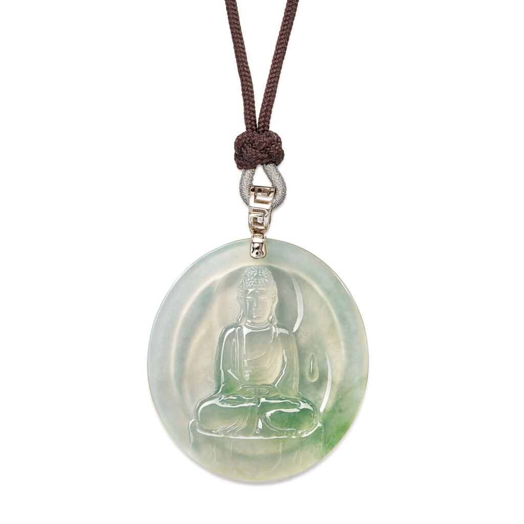 View full screen - View 1 of Lot 2739. Jadeite Pendant | 天然翡翠掛墜.