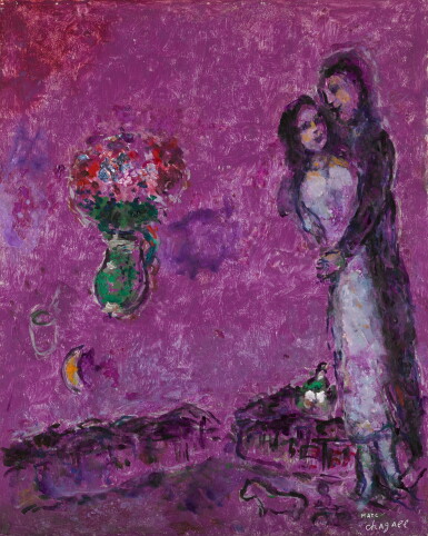 View full screen - View 1 of Lot 338. Paysage violet.