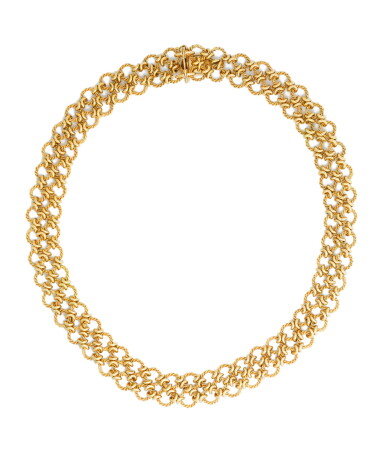 View full screen - View 1 of Lot 136. COLLIER OR | GOLD NECKLACE.