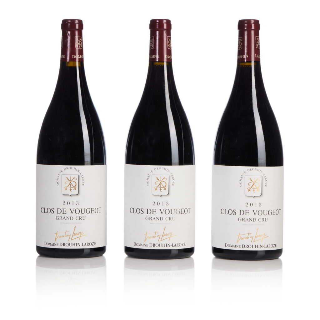 View full screen - View 1 of Lot 189. Clos de Vougeot 2013 Drouhin-Laroze (3 MAG).