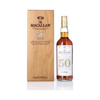 View full screen - View 1 of Lot 15. The Macallan 50 Year Old 44.0 abv NV (1 BT 75cl).