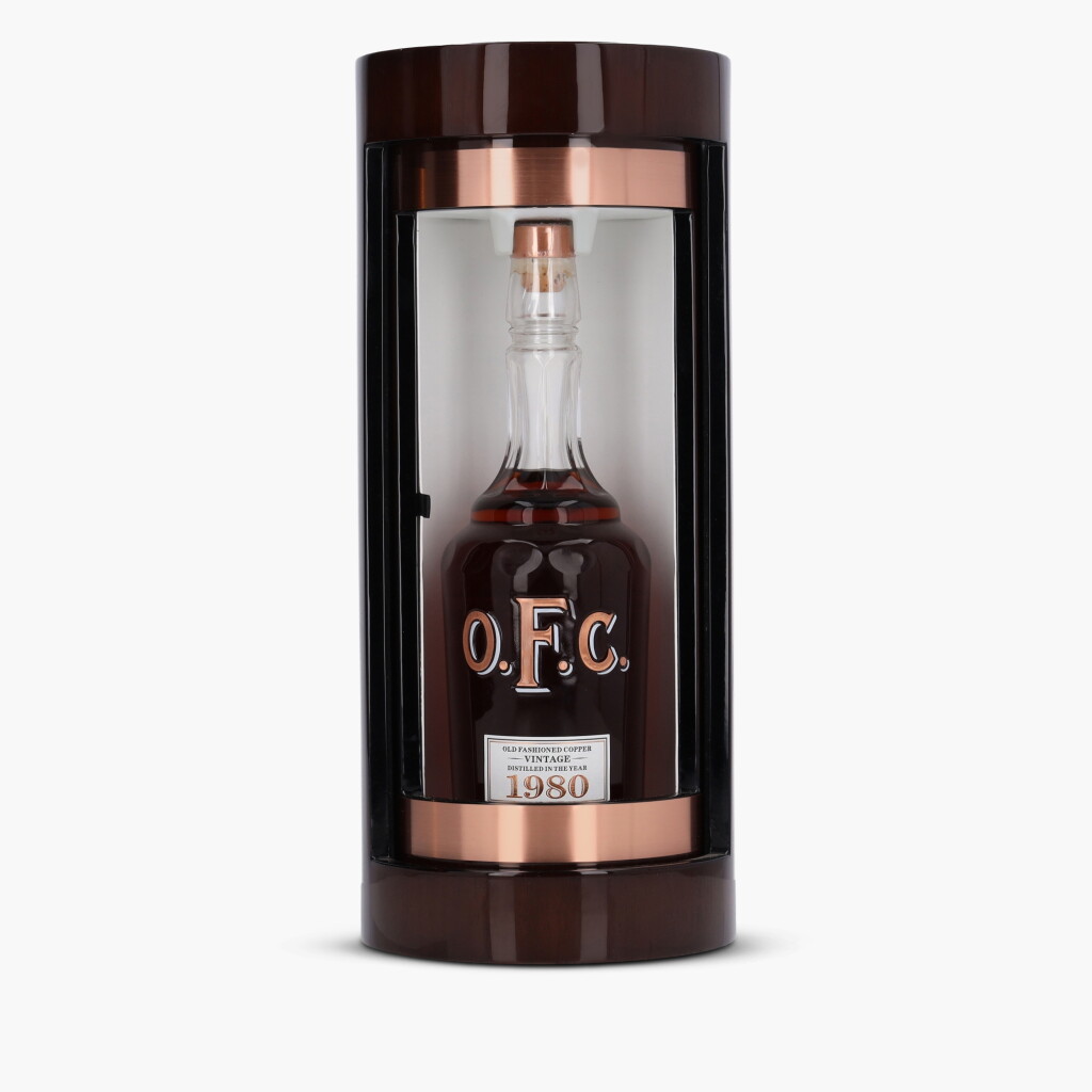 View full screen - View 1 of Lot 2484. O.F.C. Old Fashion Copper Bourbon 90 Proof 1980 (1 Bottle 75cl).