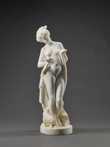 View full screen - View 1 of Lot 11. Baigneuse au Chat (Standing nude with a cat).