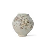 An iron-brown-painted 'dragon' jar, Joseon dynasty, 17th century