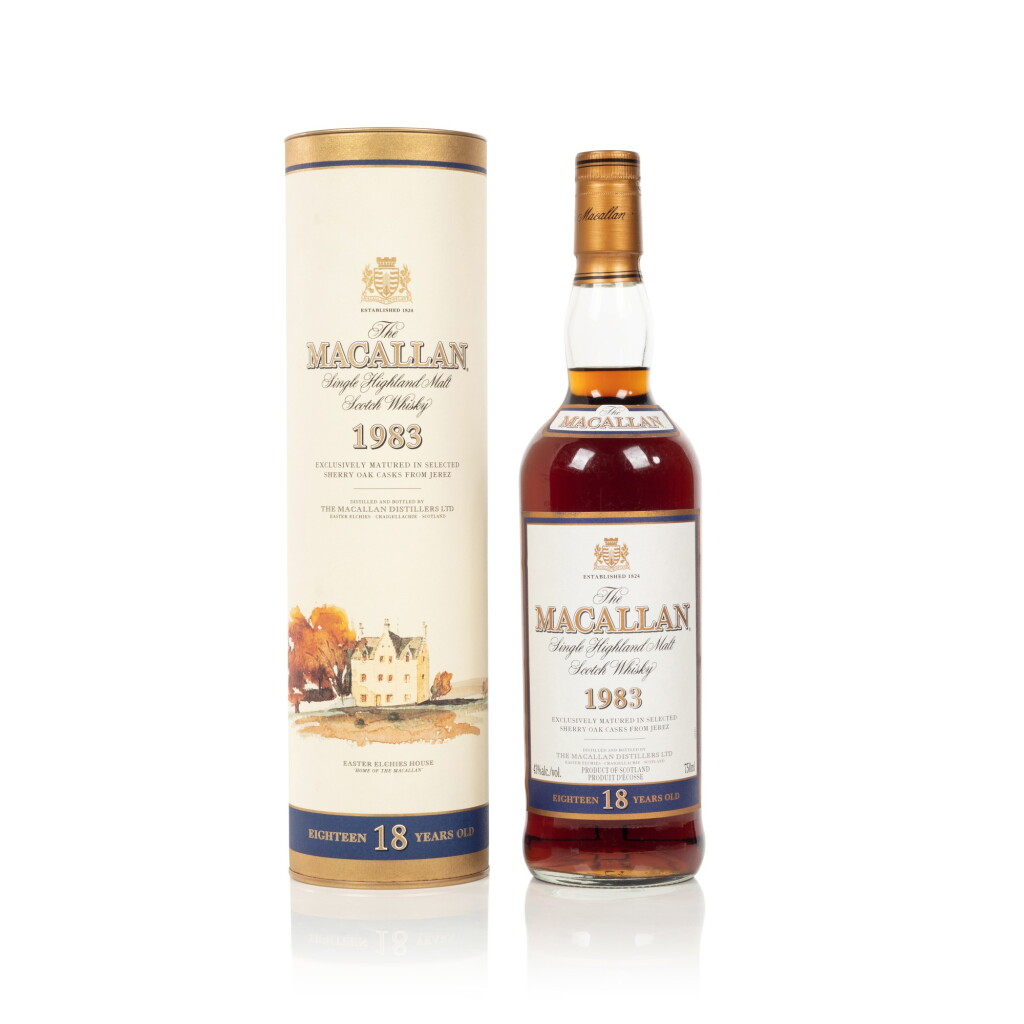 View full screen - View 1 of Lot 59. The Macallan 18 Year Old 43.0 abv 1983 (1 BT75).
