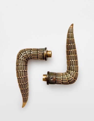 View full screen - View 1 of Lot 148. Pair of Door Handles.