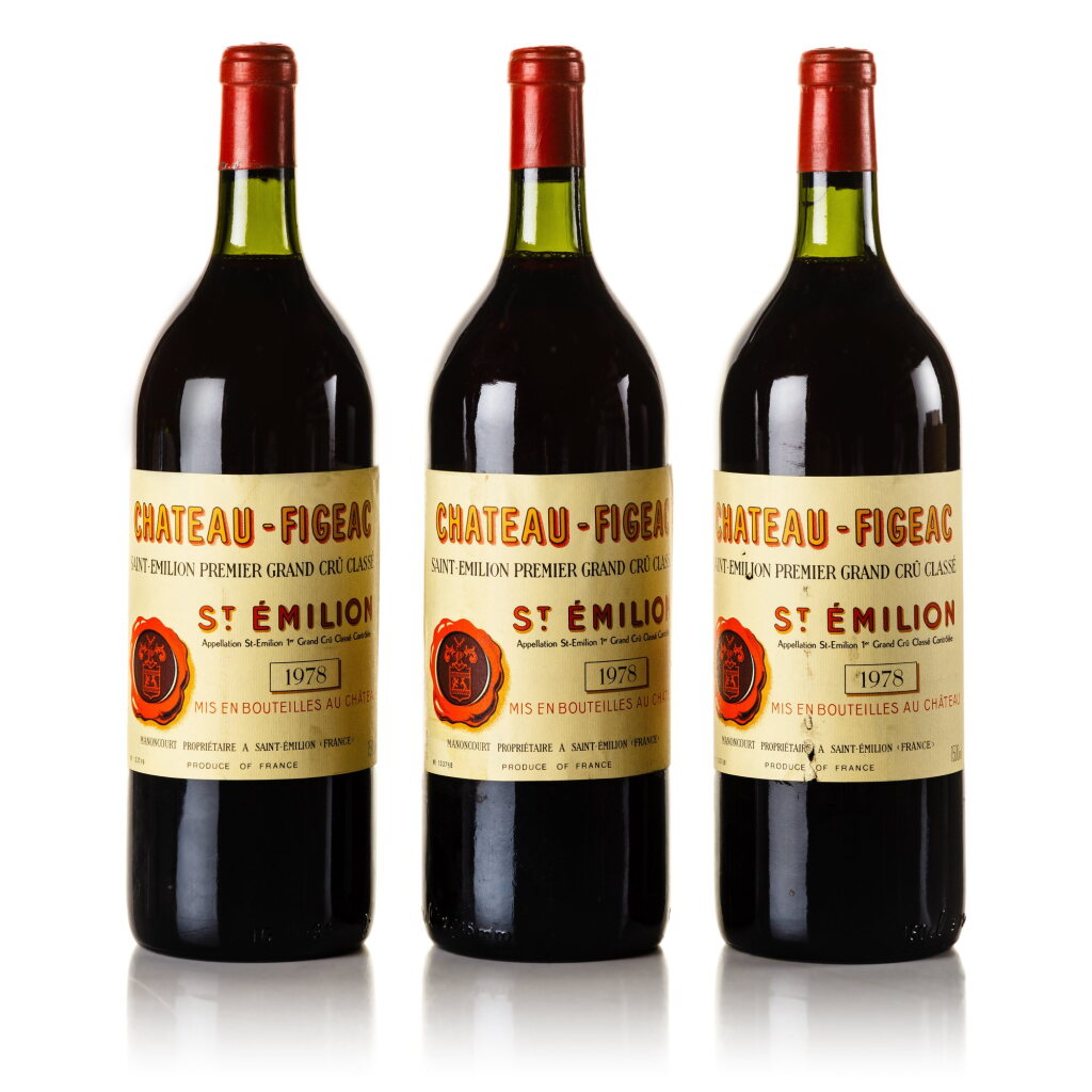 View full screen - View 1 of Lot 242. Château Figeac 1978 (3 MAG).