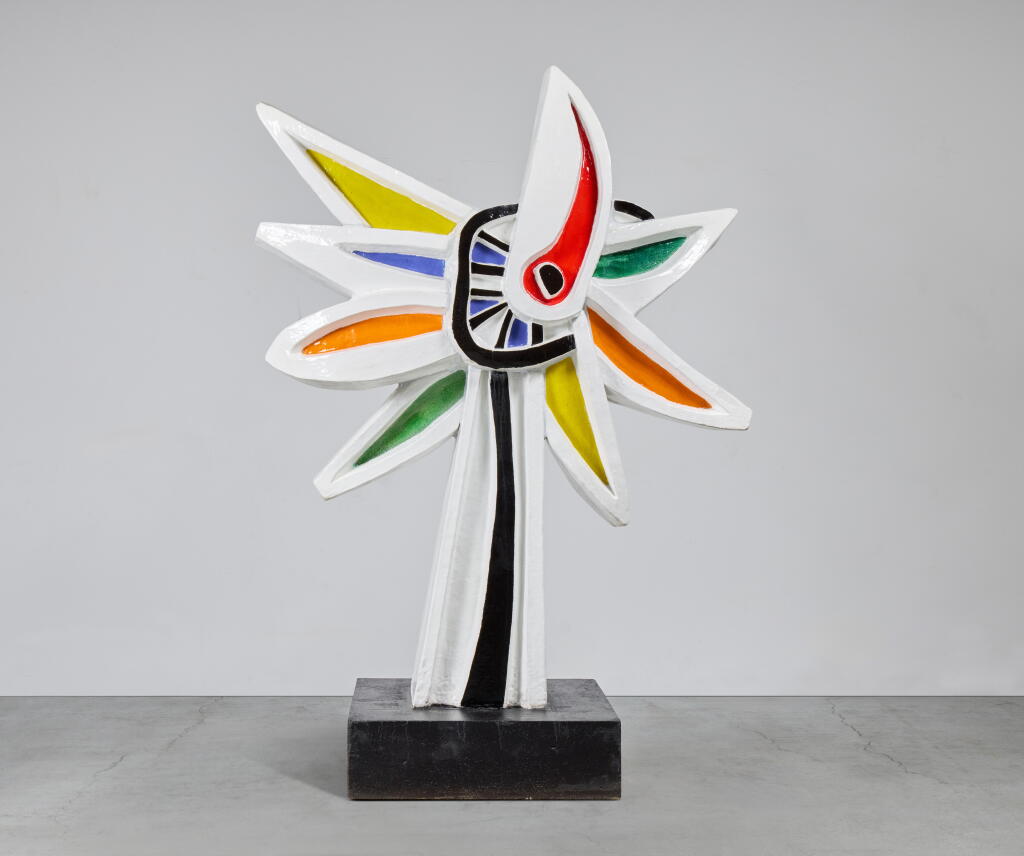 View full screen - View 1 of Lot 627. Le Tournesol (La Fleur polychrome).