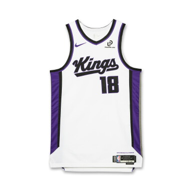 View full screen - View 1 of Lot 13. Russell Westbrook Sacramento Kings 2025-2026 Game Worn Association Edition Jersey | Double-Double.