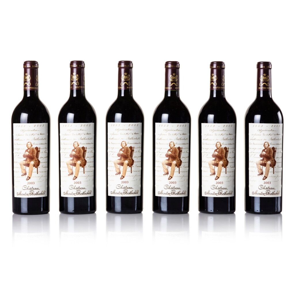 View full screen - View 1 of Lot 235. Château Mouton Rothschild 2003 (12 BT).