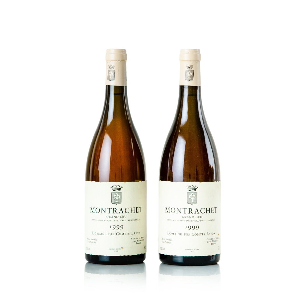 View full screen - View 1 of Lot 155. Montrachet 1999 Domaine des Comtes Lafon (2 BT).