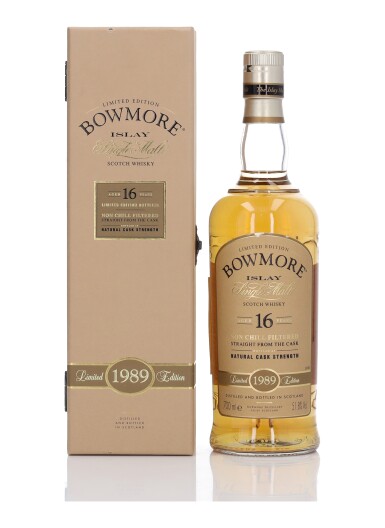 View full screen - View 1 of Lot 61. Bowmore 16 Year Old Cask Strength 51.8 abv 1989 (1 Bottle 70cl).