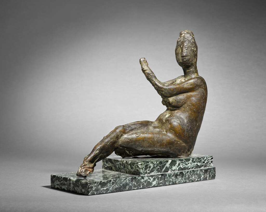 View full screen - View 1 of Lot 16. Piccolo nudo (Seated Figure).