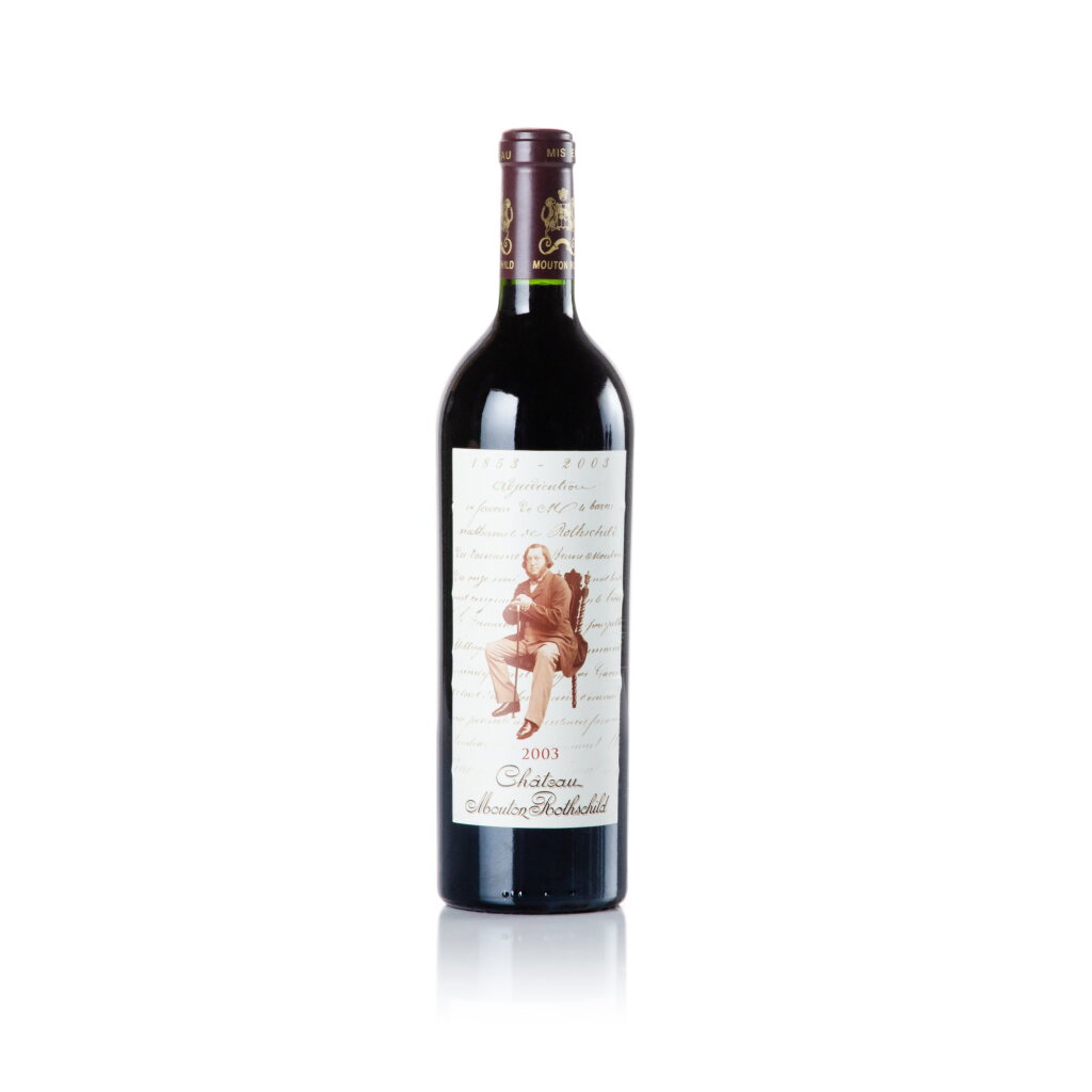 Voir en plein écran - Voir 1 du lot 1127. Château Mouton Rothschild 2003 (1 BT).