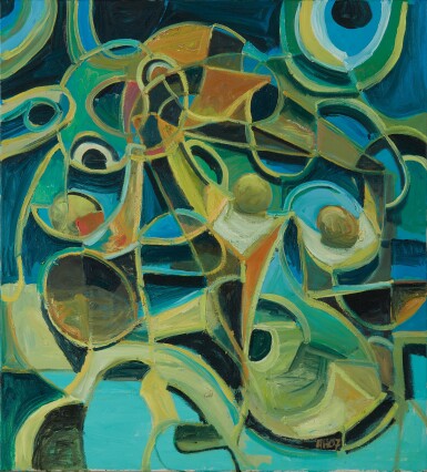 View full screen - View 1 of Lot 648. Interieur No. 381.