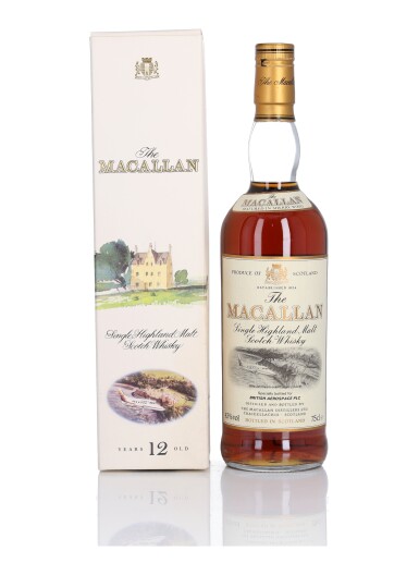 View full screen - View 1 of Lot 15. The Macallan 12 Year Old British Aerospace 43.0 abv NV (1 BT 75cl).