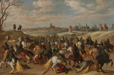 View full screen - View 1 of Lot 1072. The battle between Bréauté and Lekkerbeetje on the Vughterhe.
