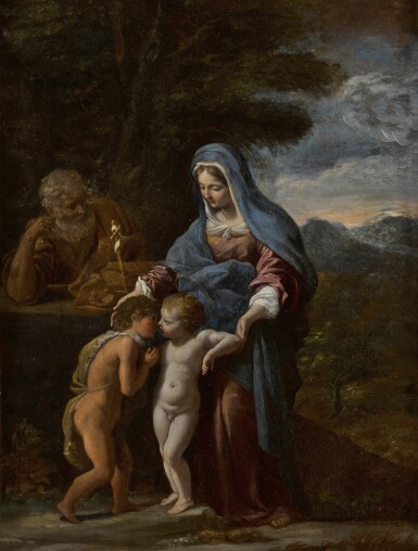 View full screen - View 1 of Lot 106. The Holy Family with the Infant Saint John the Baptist.