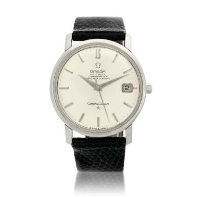 View full screen - View 1 of Lot 77. Reference 168010 Constellation A stainless steel automatic wristwatch with date, Circa 1967.