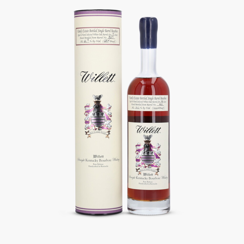 View full screen - View 1 of Lot 2244. Willett Family Estate Single Barrel Bourbon #827 14 Year Old 123.4 Proof NV (1 Bottle 75cl).