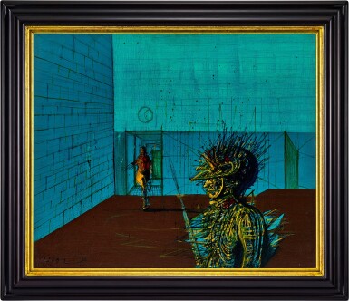 View full screen - View 1 of Lot 2064. Jean Carzou 尚.卡魯茲 | La Chambre Bleue 藍色房間.