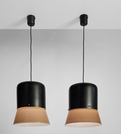 View full screen - View 1 of Lot 415. A Pair of Rare Ceiling Lights.