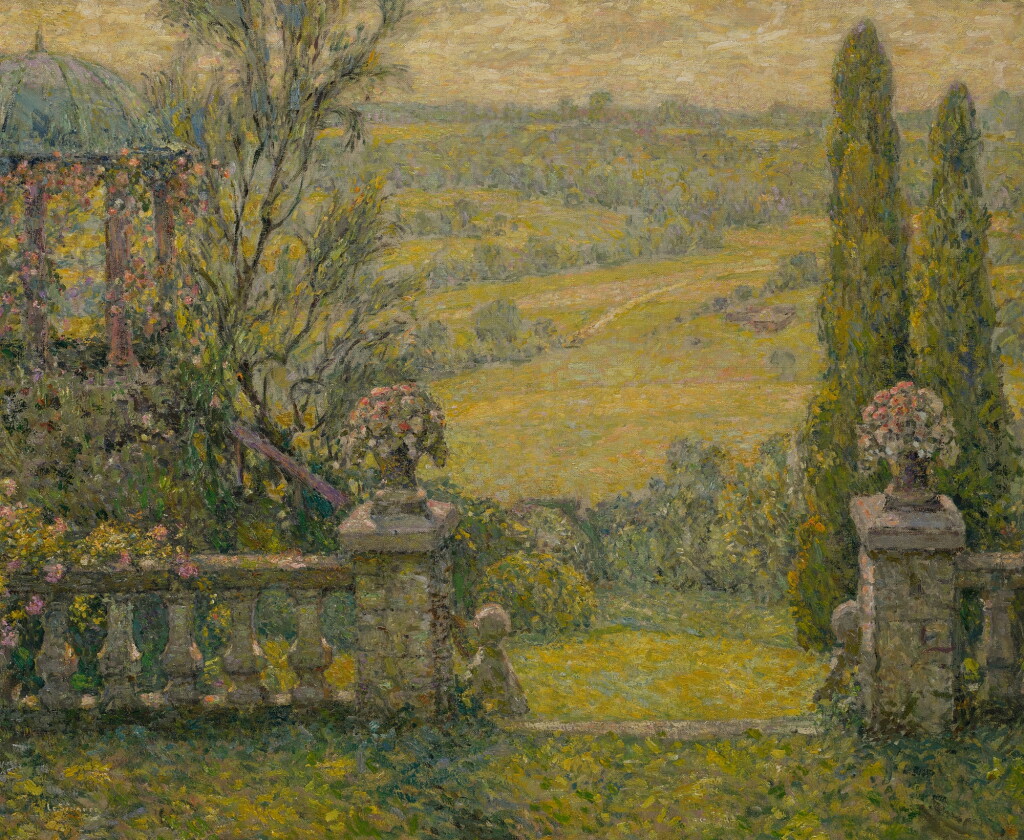 View full screen - View 1 of Lot 570. Terrasse sur la campagne.