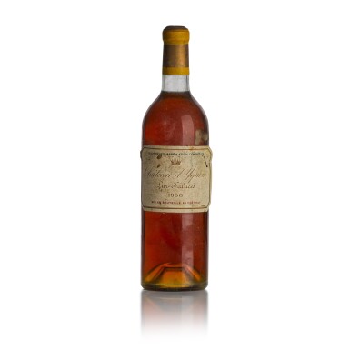 View full screen - View 1 of Lot 248. Château d'Yquem 1958 (1 BT).