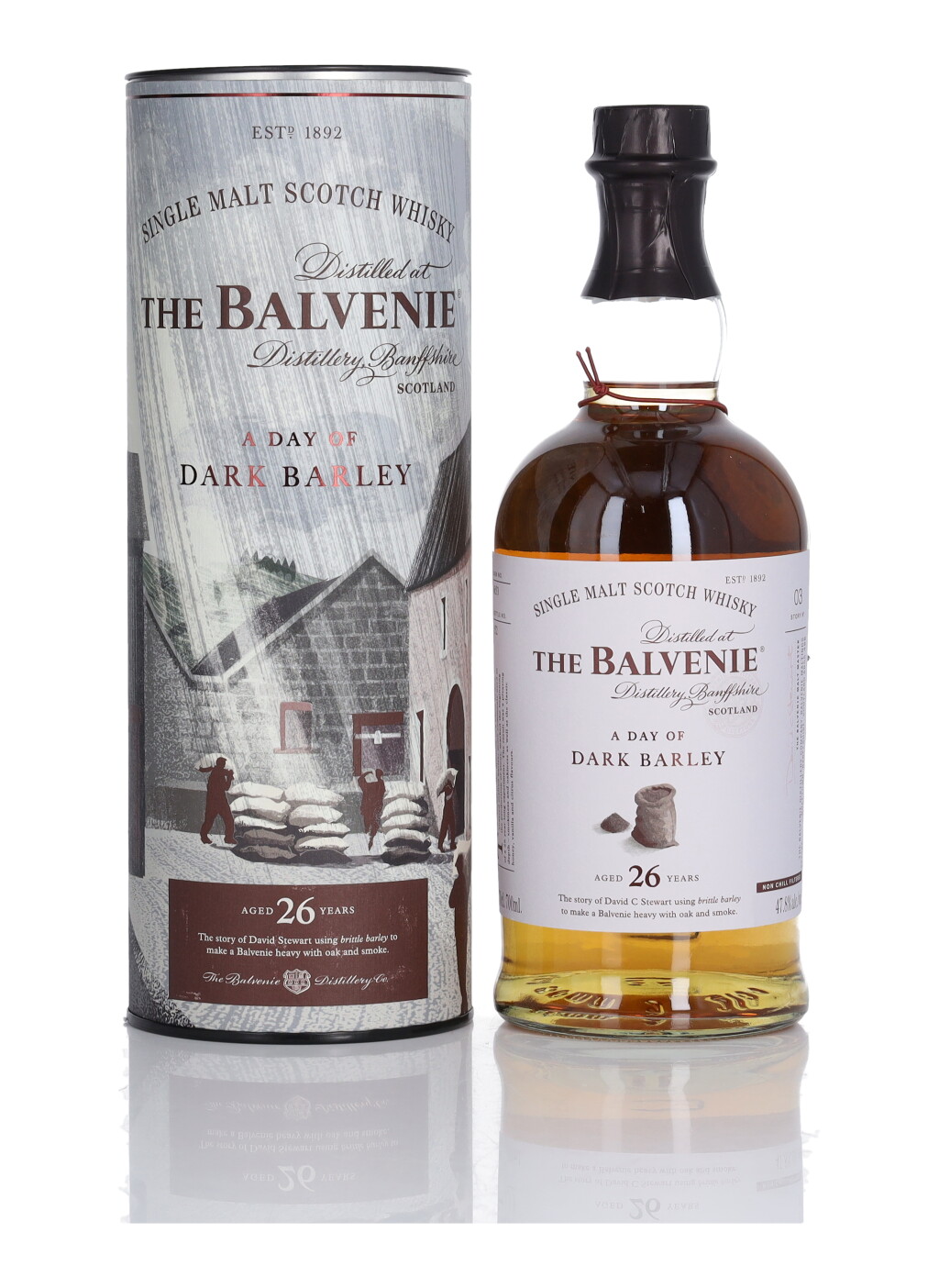 View full screen - View 1 of Lot 87. The Balvenie A Day of Dark Barley 26 Year Old 47.8 abv NV (1 Bottle 70cl).