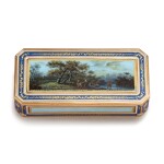 A gold and enamel snuff box, Louis Guillaume Hestermann, Hanau, circa 1790/1795 | Tabatière en or et émail par Louis Guillaume Hestermann, Hanau, vers 1790/1795.