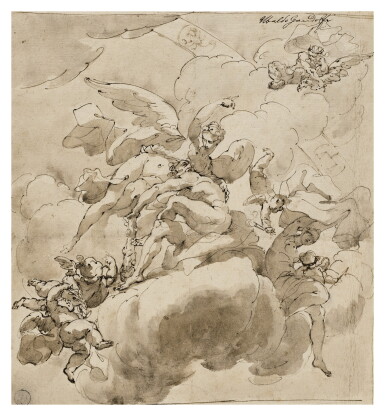 View full screen - View 1 of Lot 329. The Apotheosis of Hercules.