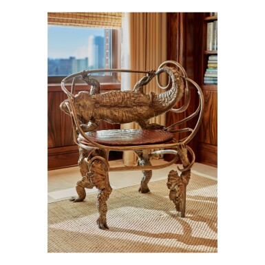 View full screen - View 1 of Lot 28. “Crocodile” Armchair.