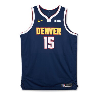 View full screen - View 1 of Lot 3. Nikola Jokić Denver Nuggets 2025-2026 Game Worn Icon Edition Jersey | Triple-Double | 39 Points.
