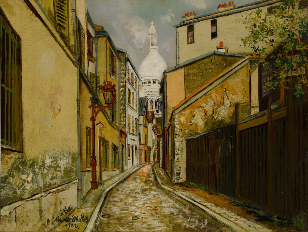 View full screen - View 1 of Lot 589. Rue Saint-Rustique à Montmartre.