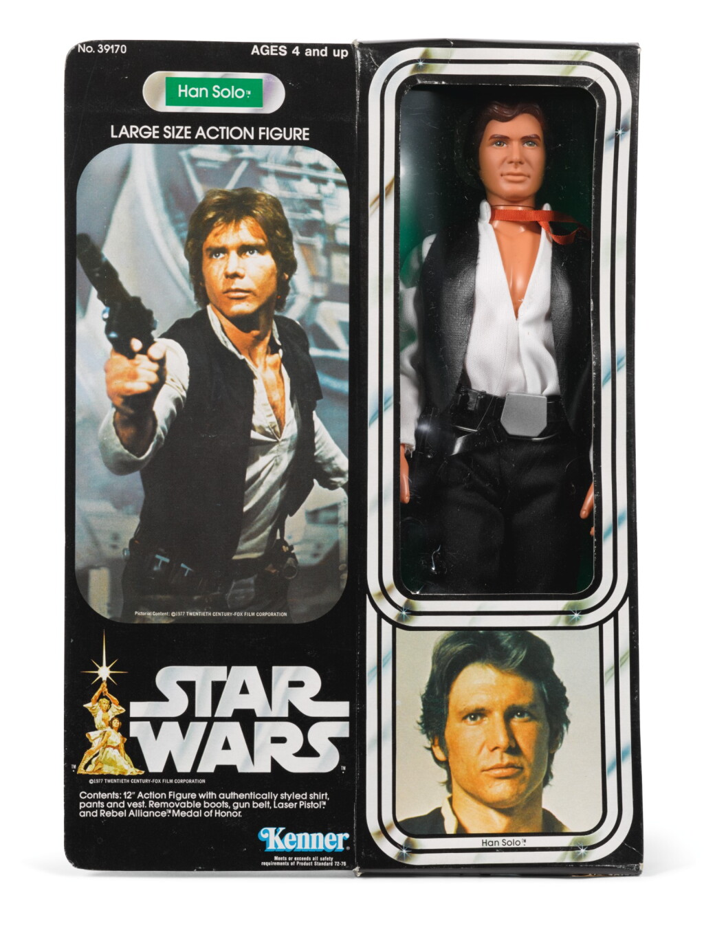 View full screen - View 1 of Lot 31. STAR WARS, HAN SOLO 12 IN. FIGURE, US, 1978.