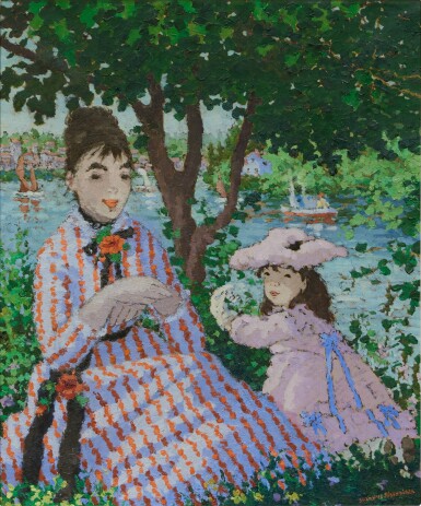 View full screen - View 1 of Lot 868. Dimanche à Samois.