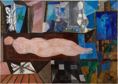 View full screen - View 1 of Lot 52. Lo studio del pittore (Atelier).