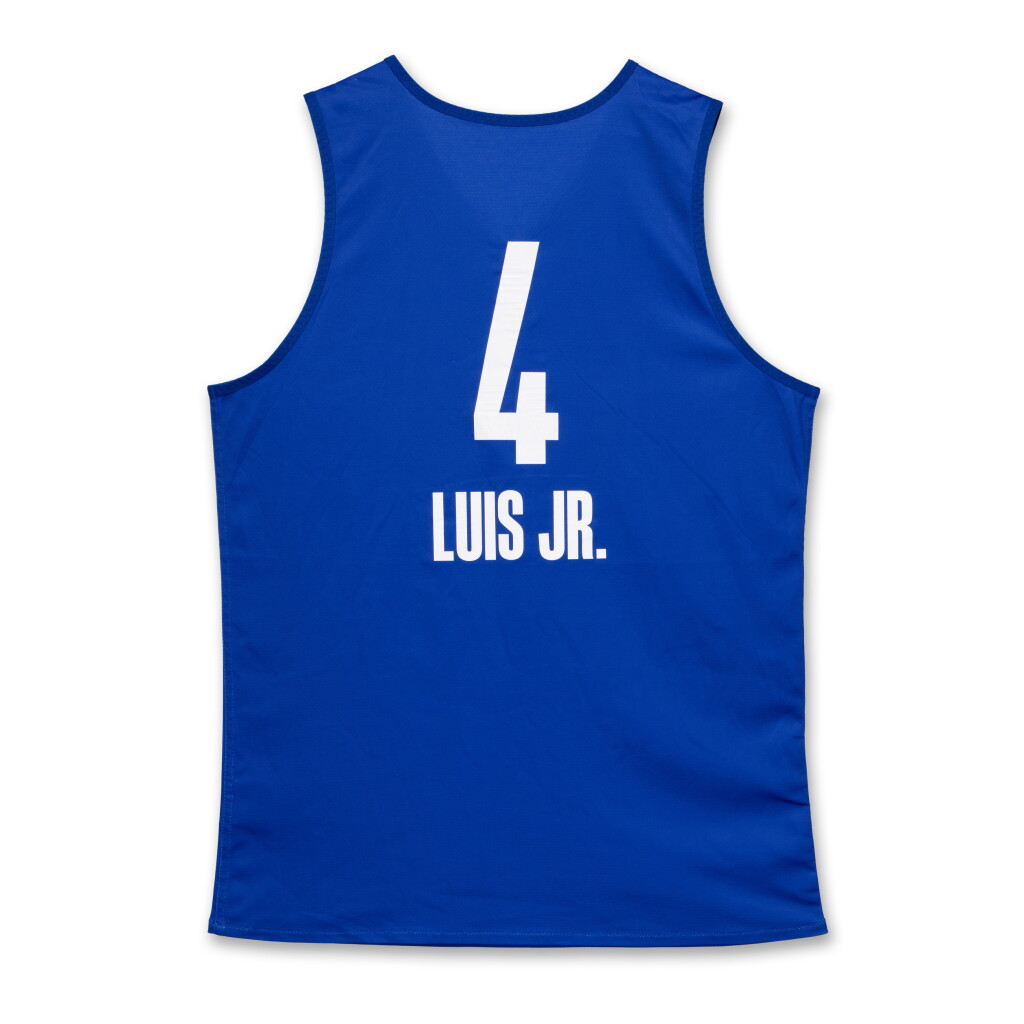 View full screen - View 1 of Lot 212. RJ Luis Jr. 2025 NBA Draft Combine Worn Jersey.